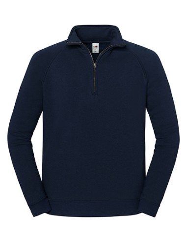 FRU-0622880-Iconic Premium Zip Neck Sweat